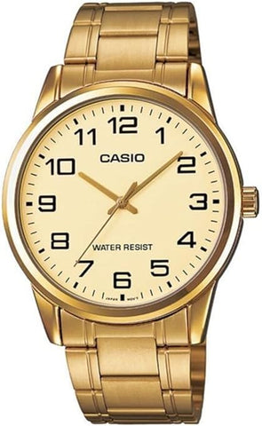 Casio Men's Standard Gold Tone Stainless Steel