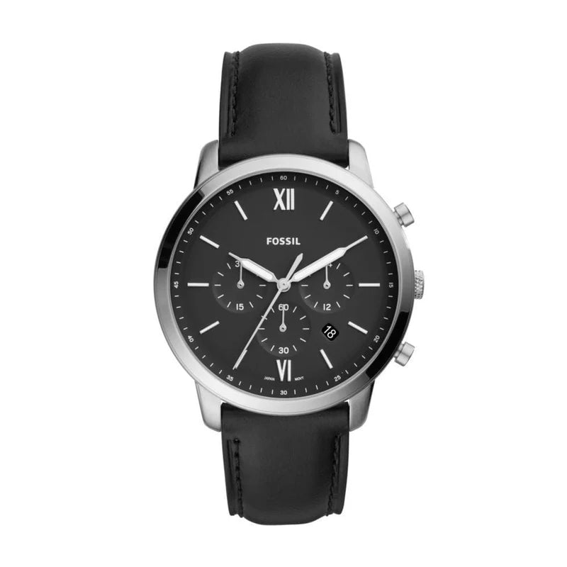 FOSSIL MENS WATCHES NEUTRA CHRONO MENS BLACK WATCH