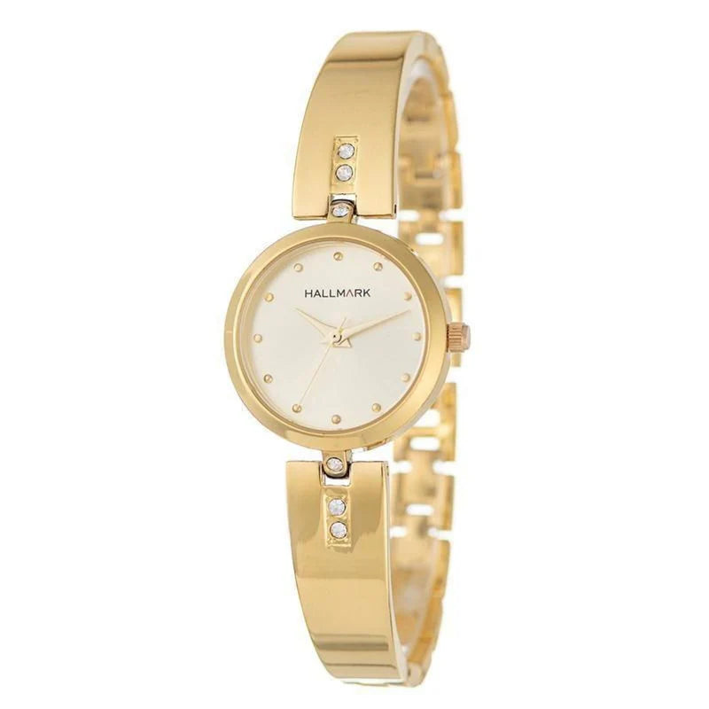 HALLMARK LADIES BEIGE DIAL WATCH
