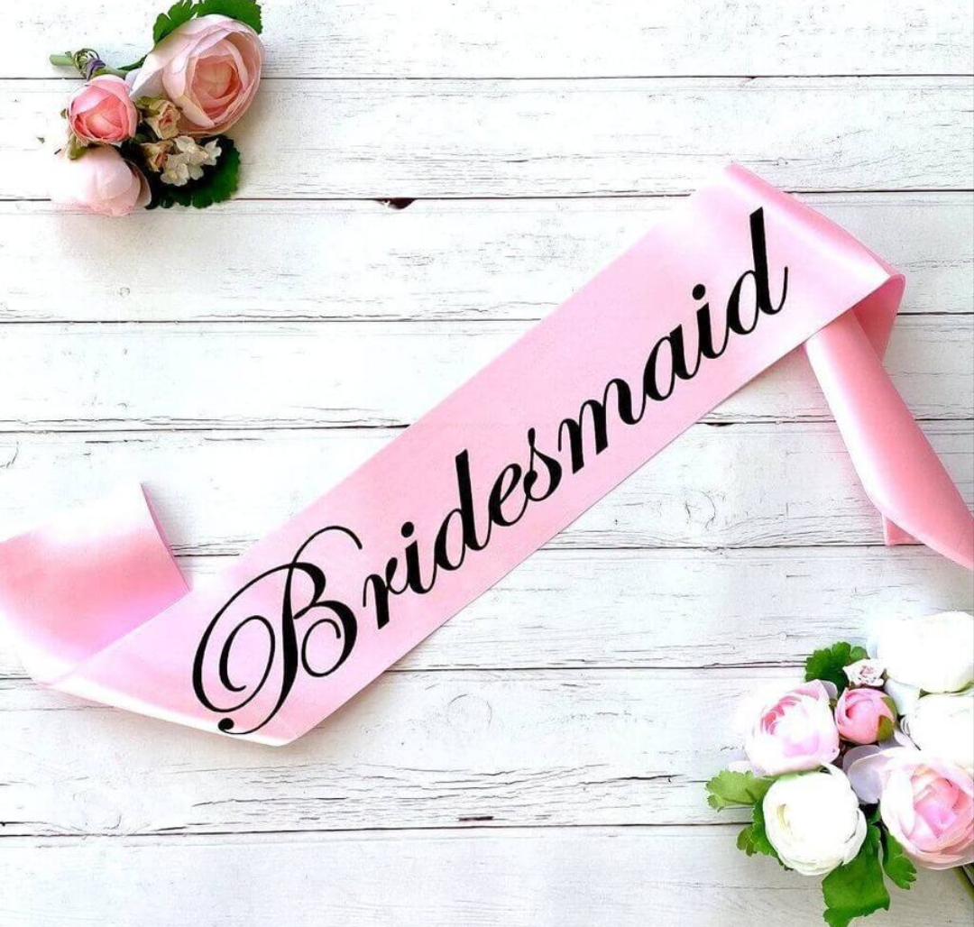 BRIDESMAID SASH