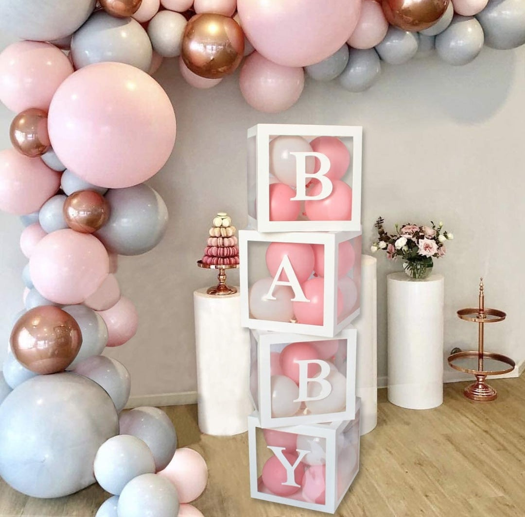 4PIECE BALLOON DECORATIVE BOX