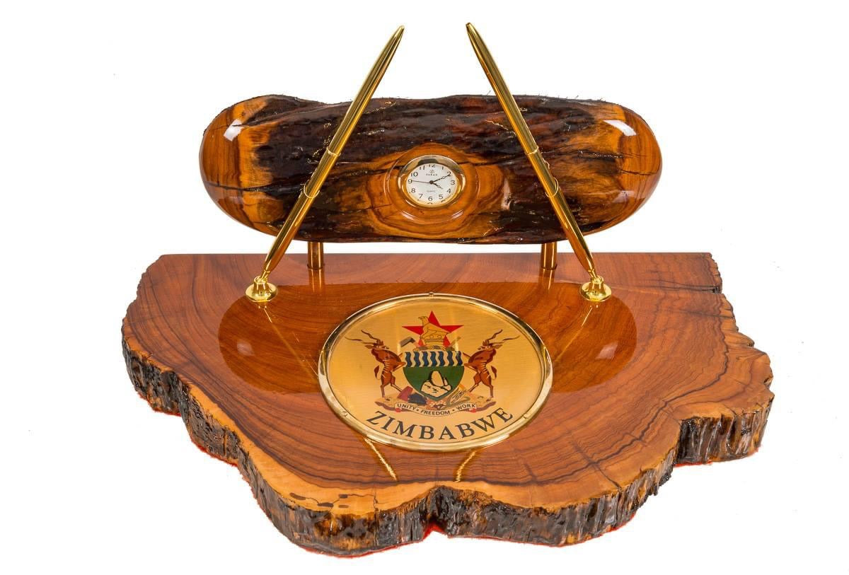 Coat of Arms Executive Desk Set