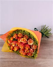 Cherry Brandy Roses Bouquet