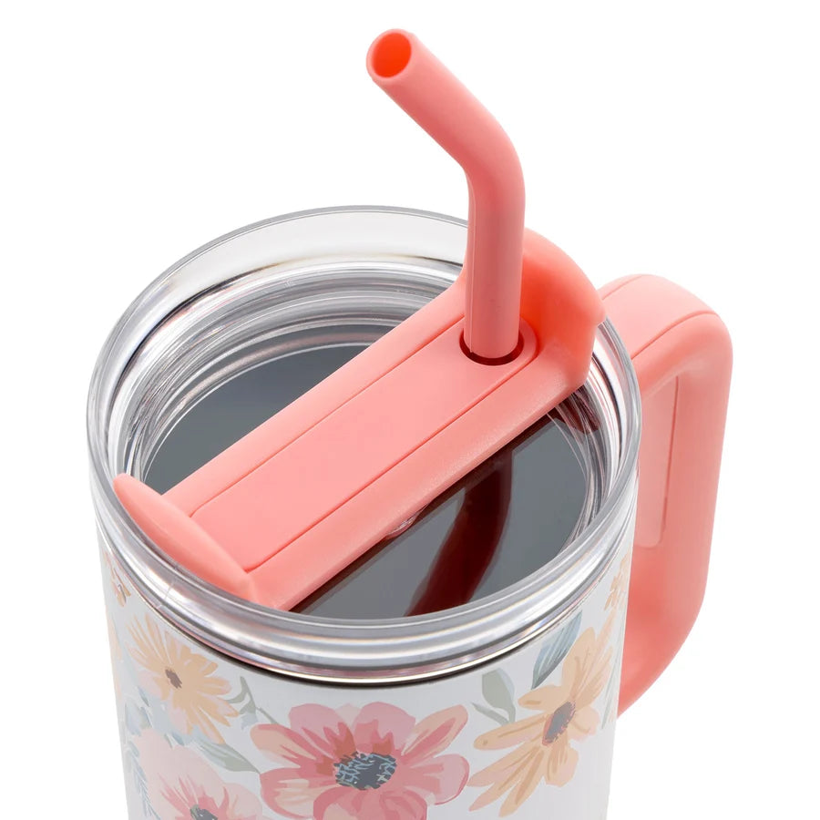 Teachers Plant Seeds 40 oz Stainless Steel Tumbler with Straw