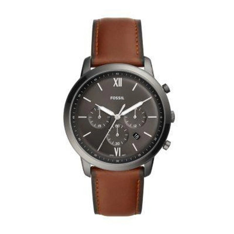 FOSSIL NEUTRA BROWN LEATHER MEN WATCH
