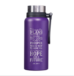 I KNOW THE PLANS STAINLESS STEEL WATER BOTTLE