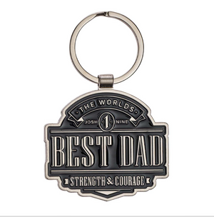 THE WORLD'S BEST DAD METAL KEY IN GIFT TIN
