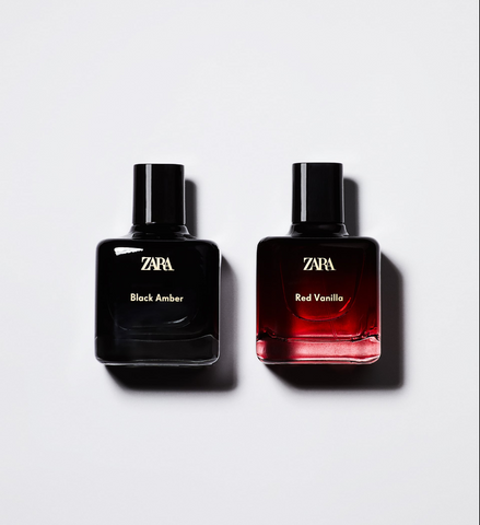 Zara red vanilla edt 100ml zara black amber edt 100ml Clearance