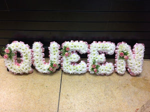 LETTER FLOWER ARRANGEMENTS