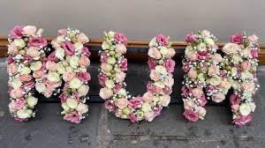 LETTER FLOWER ARRANGEMENTS