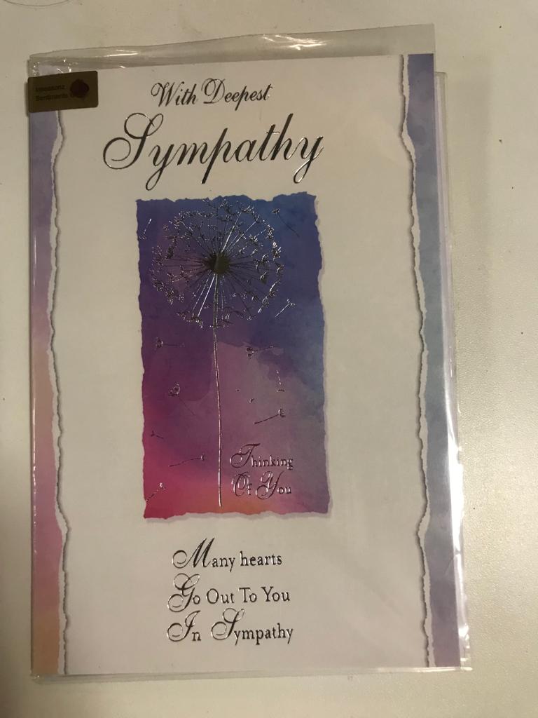 SYMPATHY GIFT CARD