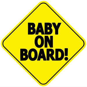 BABY ON BOARD PLAQUE