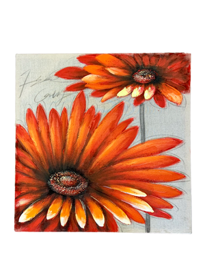 RED FLOWER PAINTING