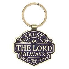TRUST IN THE LORD KEY RING