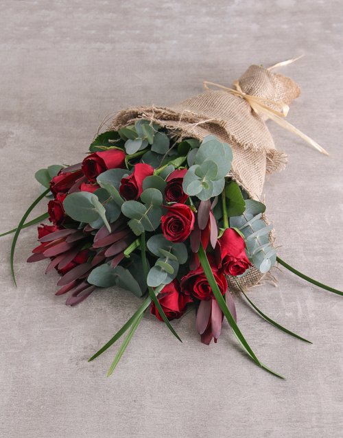 Red Roses and Romance Combo