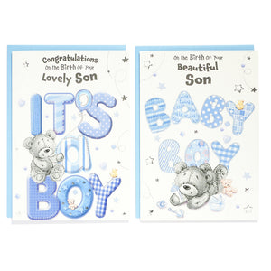 IT'S A BOY CONGRATULATORY CARD