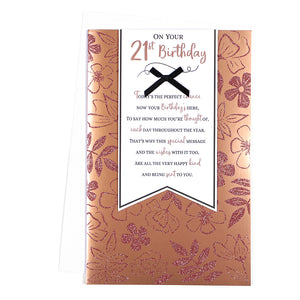 21ST BIRTHDAY CARD FOR HER