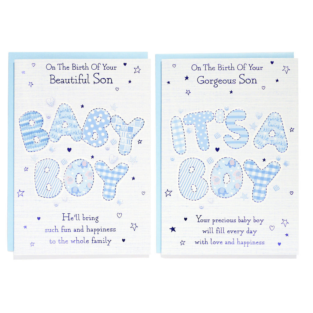 IT'S A BOY CONGRATULATORY CARD